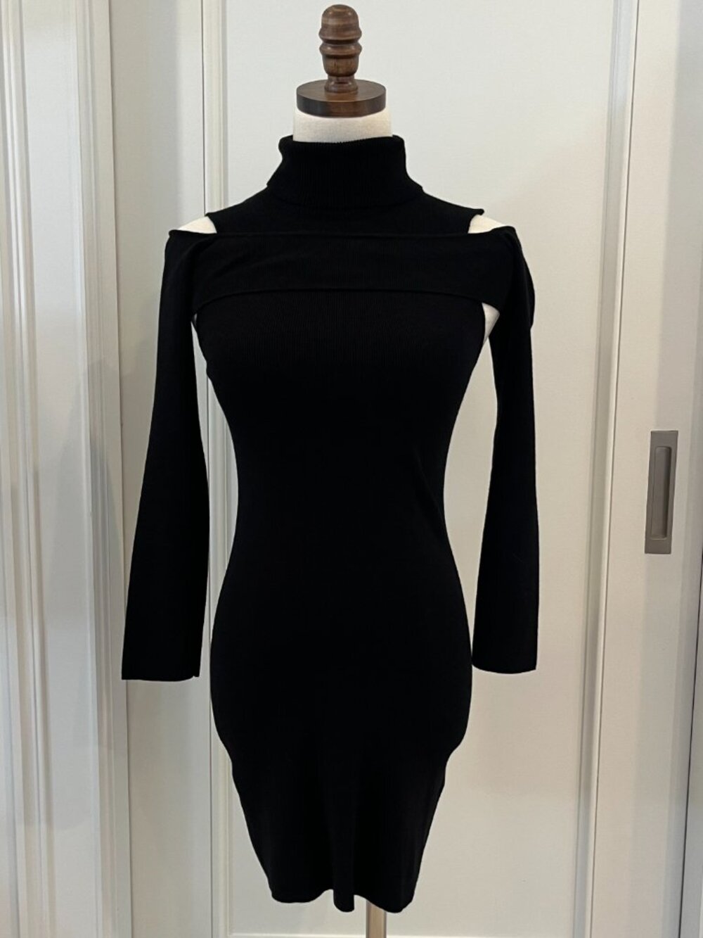 Costume National Black Mini Dress w/ Shrug New Size S